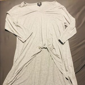 BOBEAU, high low 3/4 sleeve top